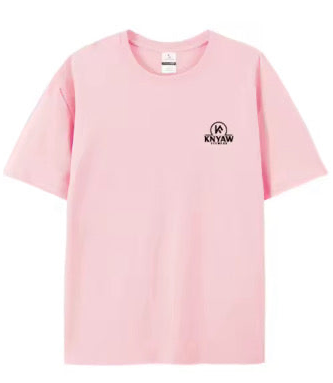 Baby Pink- Black Logo